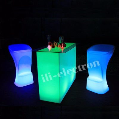 Nieuwe ontwerp rechthoekige verlichting partij led licht led cocktail tafel