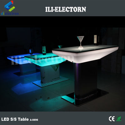 RGB afstandsbediening verlichting plastic led vierkant loungetafel