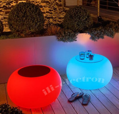 LED-accentlicht tafel Ronde balk Glowing LED Bar Table