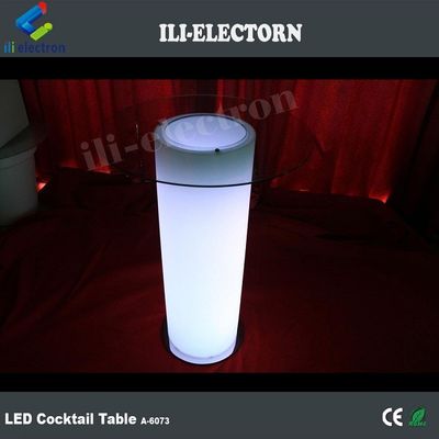 Plastic Verlicht LED-ijs emmer tafel w/Glas voor nachtclub