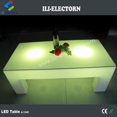 RGB afstandsbediening vierkant led gloeiende tafel voor nachtclub / feest patio / KTV / lobby
