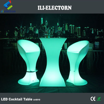 Warme verkoop Moderne feestelijke evenementen en bar Gebruikte afstandsbediening kleurveranderende decoratieve LED vierkant cocktailtafel