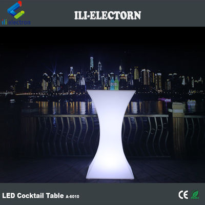 Warme verkoop Moderne feestelijke evenementen en bar Gebruikte afstandsbediening kleurveranderende decoratieve LED vierkant cocktailtafel