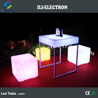 RGB kleurrijke moderne ontwerpen verlichte led tafel voor nachtclub