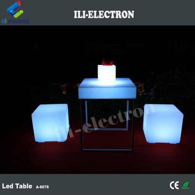 RGB kleurrijke moderne ontwerpen verlichte led tafel voor nachtclub