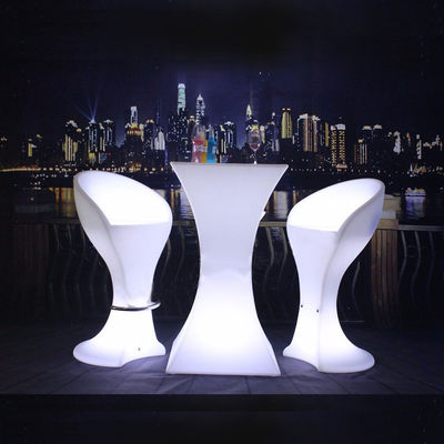 oranje kleur plastic roterende evenement meubels cocktail tafel voor evenement