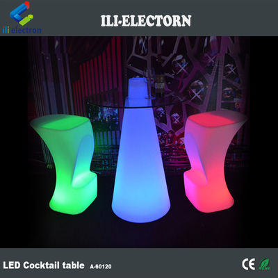 High top RGB verlichting bar meubels led cocktail tafel