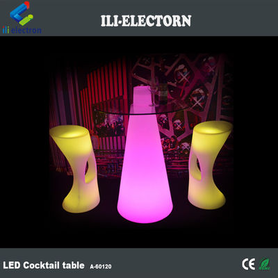 High top RGB verlichting bar meubels led cocktail tafel