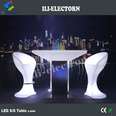 LED-meubilair Plastic gloeiende bartafel voor hotelvilla