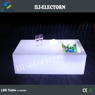 Buitenverlichtende ijskist tafel kleurveranderend waterbestendig