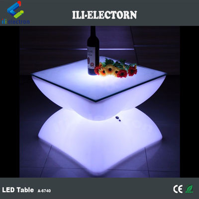lichtgevende LED bartafel geleid plastic hotel salontafel