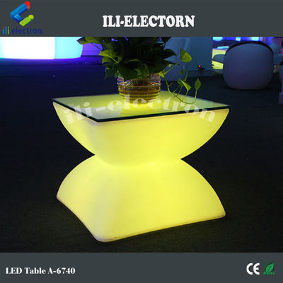 lichtgevende LED bartafel geleid plastic hotel salontafel