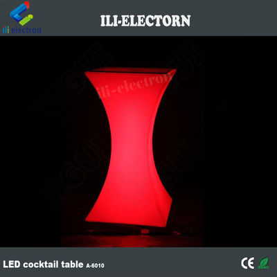 Vierkante LED licht cocktail tafel verlicht waterdicht voor bruiloft