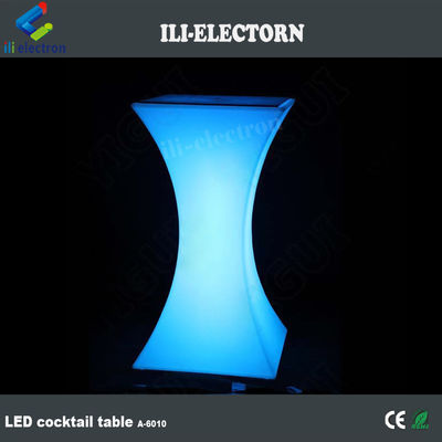 Vierkante LED licht cocktail tafel verlicht waterdicht voor bruiloft