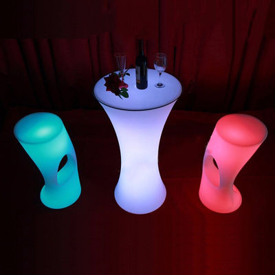 IP 65 PE plastic tuin RGB led verlichte cocktail bar tafel voor feest en evenement