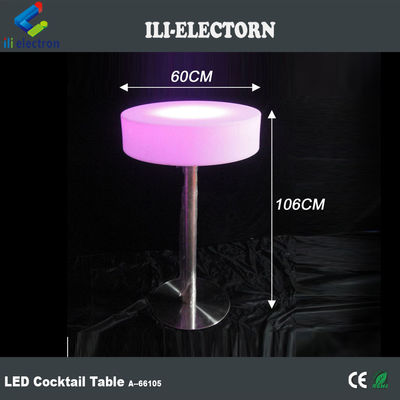 Plastic LED Light Cocktail Table, Light Up Bar Table 16 kleuren veranderen OEM