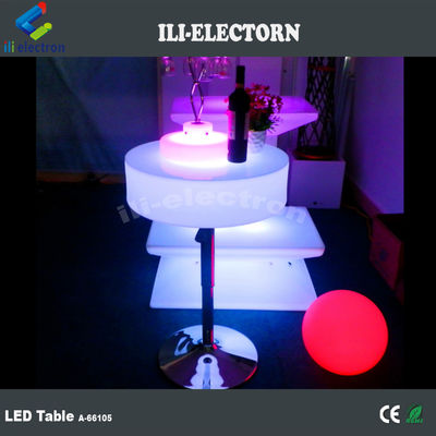 Plastic LED Light Cocktail Table, Light Up Bar Table 16 kleuren veranderen OEM