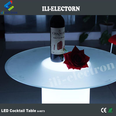 glazen tafeltop verlicht bartafel led cocktailtafel