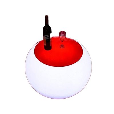 Oplaadbaar plastic Verlicht geleid ronde salontafel
