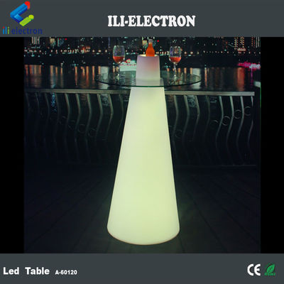 RGB kleurverandering LED bar tafel, moderne gloeiende cocktail tafel