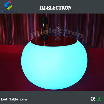 Moderne commerciële LED verlichte cocktail tafel met oplaadbare lithiumbatterie