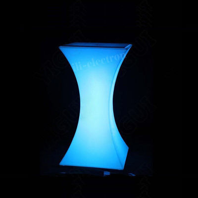 Huwelijkslampende LED-tafel, receptie, LED-verlichte tafel