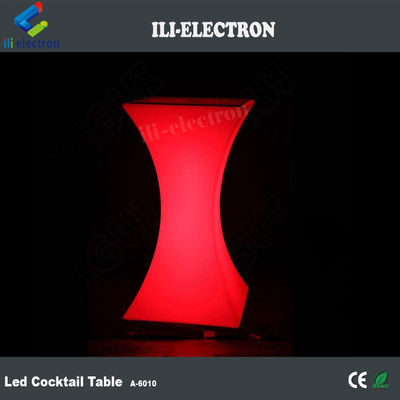 Huwelijkslampende LED-tafel, receptie, LED-verlichte tafel