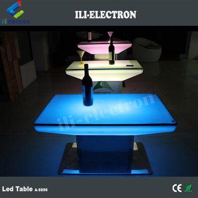 Outdoor&amp;Indoor Kleurveranderende Plastic Square LED Eettafel