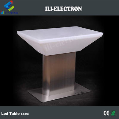 Outdoor&amp;Indoor Kleurveranderende Plastic Square LED Eettafel