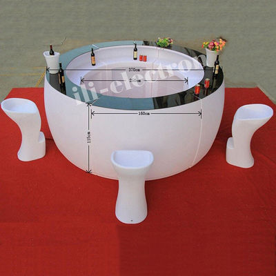 PE-materiaal LED-koffietafel LED-meubilair LED-barmeubilair