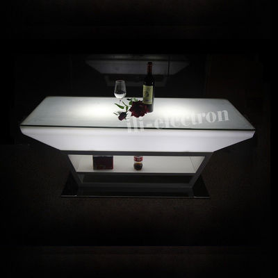 Bartafel/loungetafel/woningtafel van PE-plastiek met LED-glans