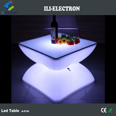 Oplaadbare vierkante LED-verlichting bartafel met afstandsbediening/romantische buitentafel