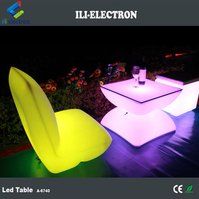 Oplaadbare vierkante LED-verlichting bartafel met afstandsbediening/romantische buitentafel