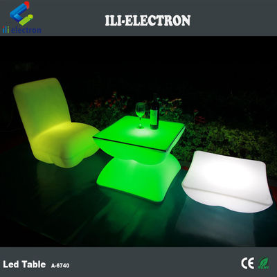 Oplaadbare vierkante LED-verlichting bartafel met afstandsbediening/romantische buitentafel