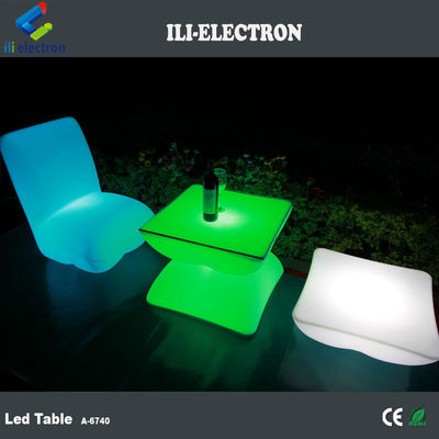 Oplaadbare vierkante LED-verlichting bartafel met afstandsbediening/romantische buitentafel