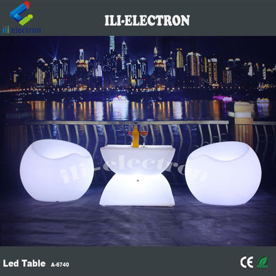 Oplaadbare vierkante LED-verlichting bartafel met afstandsbediening/romantische buitentafel