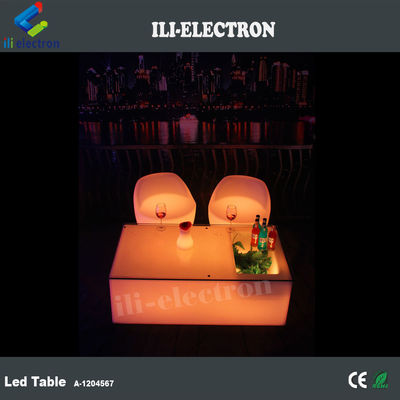 Batterij KTV Nachtclub Barmeubelen Verlicht Plastic LED Pub Tafel