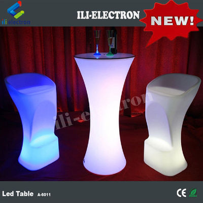 Nightclub evenement high boy gloeiende led cocktail tafel draagbare verlichting high top RGB cocktail tafel