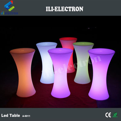 commercieel gebruikte plastic led cocktail tafel