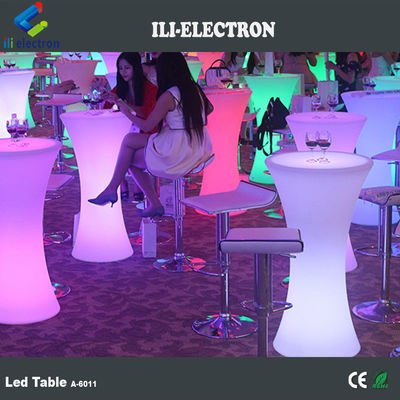 commercieel gebruikte plastic led pub tafels