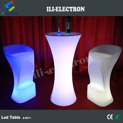 commercieel gebruikte plastic led pub tafels