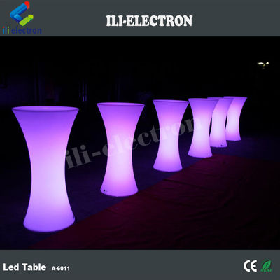 Gebruikt binnen- en buitenruimte High Top LED bistro tafel