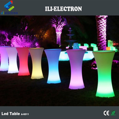 Gebruikt binnen- en buitenruimte High Top LED bistro tafel