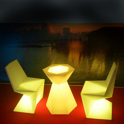 Plastic LED Glow Meubels Infarad afstandsbediening Voor buitenevenementen