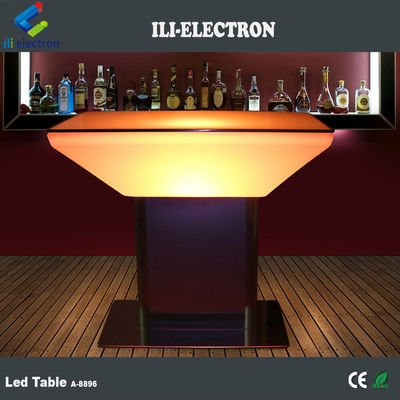 Commerciële vierkant gloeiende bar tafel RGB afstandsbediening met CE-certificering