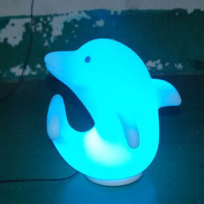 Plastic Dolphin LED lichten 3500K Warm Wit met oplaadbare lithiumbatterie