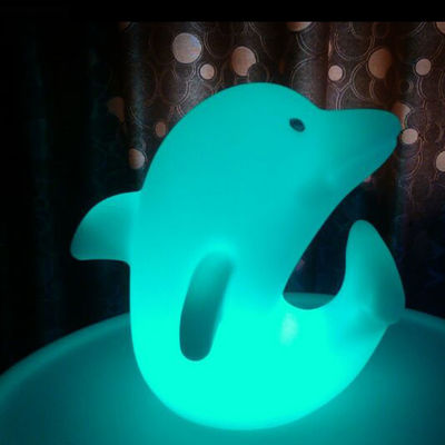 Plastic Dolphin LED lichten 3500K Warm Wit met oplaadbare lithiumbatterie