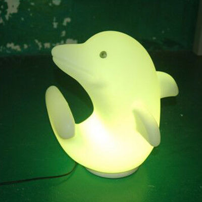 Plastic Dolphin LED lichten 3500K Warm Wit met oplaadbare lithiumbatterie