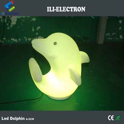 Plastic Dolphin LED lichten 3500K Warm Wit met oplaadbare lithiumbatterie