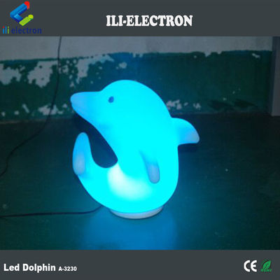Plastic Dolphin LED lichten 3500K Warm Wit met oplaadbare lithiumbatterie